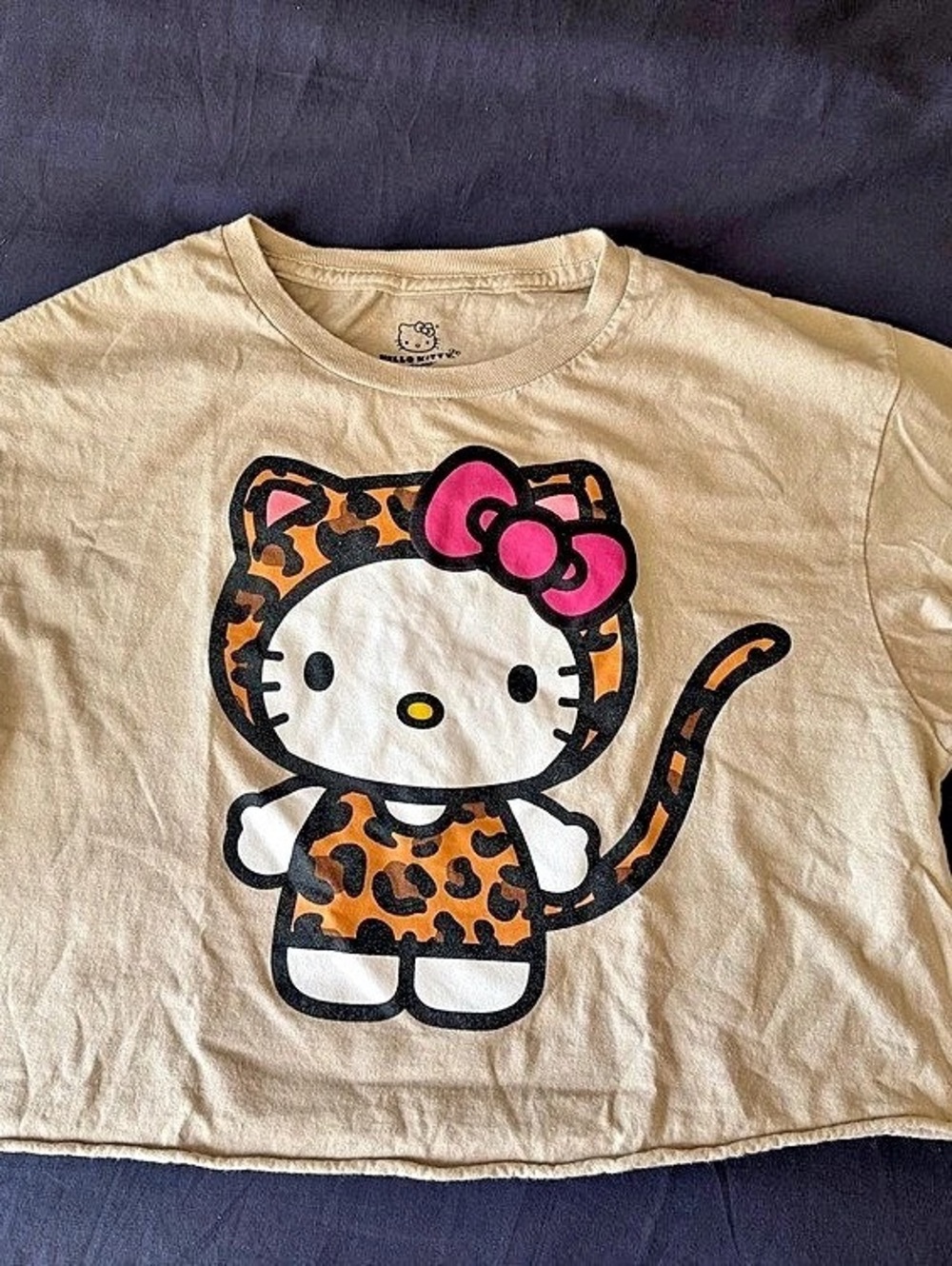 Sanrio Hello Kitty in a Leopard Costume Tee Girls Small